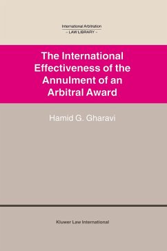Cover International Effectiveness of the Annulment of an Arbitral Award (eBook, PDF)