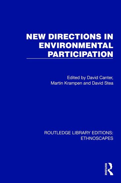 New Directions in Environmental Participation (eBook, PDF)