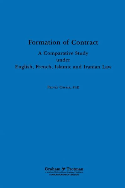 Formation of Contract (eBook, PDF) Formation of Contract (eBook, PDF)