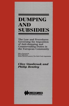 Cover Dumping and Subsidies (eBook, PDF)
