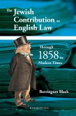Jewish Contribution to English Law (eBook, ePUB) Jewish Contribution to English Law (eBook, ePUB)