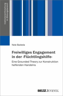 Cover Freiwilliges Engagement in der >Flüchtlingshilfe< (eBook, PDF)