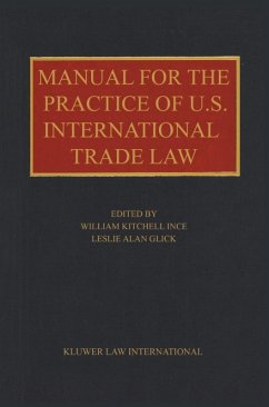 Cover Manual for the Practice of U.S. International Trade Law (eBook, PDF)