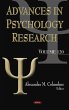 Advances in Psychology Research. Volume... - Bild 1