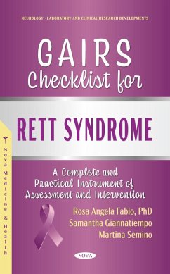 Cover GAIRS Checklist For Rett Syndrome: A Complete and Practical Instrument of Assessment and Intervention (eBook, PDF)