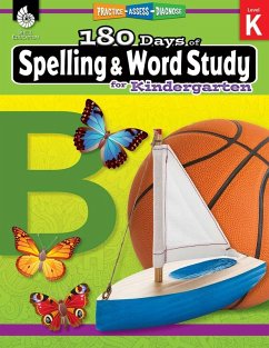 Cover 180 Days of Spelling and Word Study for Kindergarten (eBook, PDF)