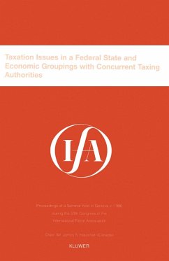 Cover IFA: Taxation Issues in a Federal State and Economic Groupings (eBook, PDF)