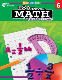 Cover 180 Days of Math for Sixth Grade (eBook, PDF)