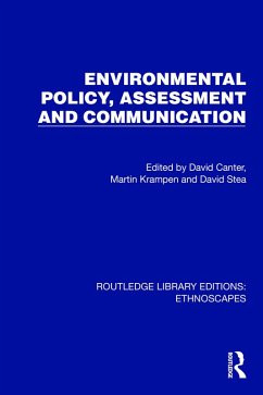Cover Environmental Policy, Assessment and Communication (eBook, PDF)