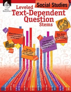 Cover Leveled Text-Dependent Question Stems: Social Studies (eBook, PDF)