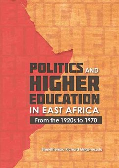 Cover Politics and higher education in East Africa from the 1920s to 1970 (eBook, PDF)