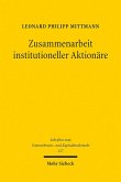 Zusammenarbeit institutioneller Aktionäre (eBook, PDF)