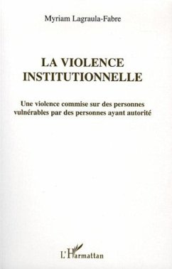 Cover La violence institutionnelle (eBook, ePUB)