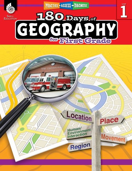 180 Days of Geography for First Grade (eBook, PDF)