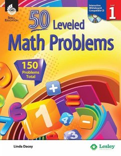 50 Leveled Math Problems Level 1 (eBook, PDF) - Dacey, Linda