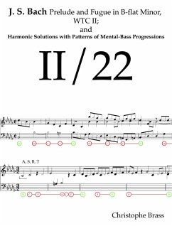 J. S. Bach, Prelude and Fugue in B-Flat Minor; WTC II and Harmonic Solutions with Patterns of Mental-Bass Progressions (eBook, ePUB) - Brass, Christophe