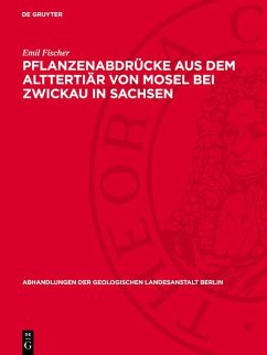Cover Pflanzenabdrücke aus dem Alttertiär von Mosel bei Zwickau in Sachsen (eBook, PDF)