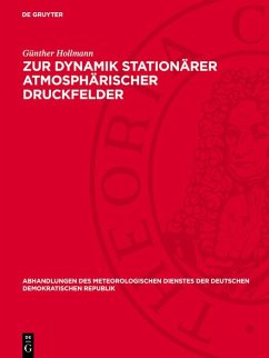 Cover Zur Dynamik stationärer atmosphärischer Druckfelder (eBook, PDF)