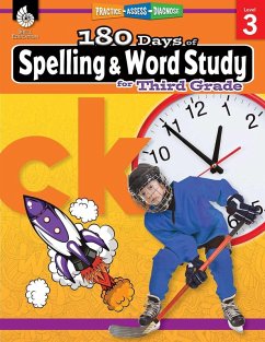 Cover 180 Days of Spelling and Word Study for Third Grade (eBook, PDF)