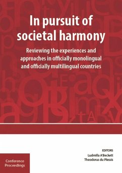 Cover In pursuit of societal harmony (eBook, PDF)