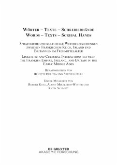 Cover Wörter - Texte - Schreiberhände / Words - Texts - Scribal Hands (eBook, PDF)