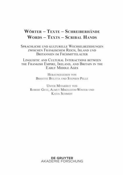 Wörter - Texte - Schreiberhände / Words - Texts - Scribal Hands (eBook, PDF) Wörter - Texte - Schreiberhände / Words - Texts - Scribal Hands (eBook, PDF)