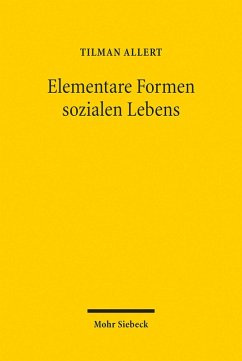 Elementare Formen sozialen Lebens (eBook, PDF) - Allert, Tilman