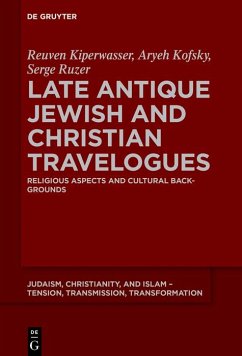 Cover Late Antique Jewish and Christian Travelogues (eBook, ePUB)