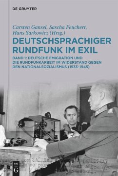Cover Deutschsprachiger Rundfunk im Exil (eBook, ePUB)