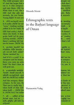 Cover Ethnographic texts in the Ba¿¿ari language of Oman (eBook, PDF)
