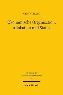 Cover Ökonomische Organisation, Allokation und Status (eBook, PDF)