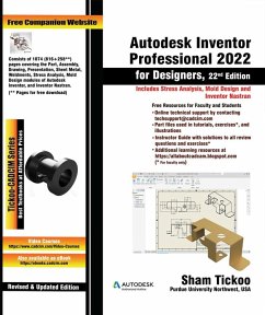 Autodesk Inventor Professional 2022 for Designers, 22nd Edition (eBook, ePUB) - Tickoo, Sham