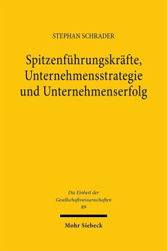 Cover Spitzenführungskräfte, Unternehmensstrategie und Unternehmenserfolg (eBook, PDF)