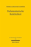 Parlamentarische Redefreiheit (eBook, PDF) Parlamentarische Redefreiheit (eBook, PDF)