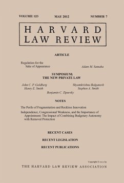 Cover Harvard Law Review: Volume 125, Number 7 - May 2012 (eBook, ePUB)