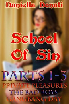 Cover School of Sin - Parts 1-3: Private Pleasures, the Bad Boys, Gangbang Day (eBook, ePUB)