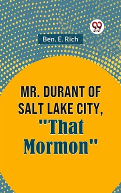 Cover Mr. Durant of Salt Lake City, &quote;That Mormon&quote; (eBook, ePUB)