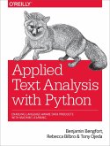 Applied Text Analysis with Python (eBook, PDF) Applied Text Analysis with Python (eBook, PDF)