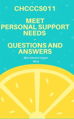 Cover Chcccs011 Meet Personal Support Needs - Questions And Answers (eBook, ePUB)