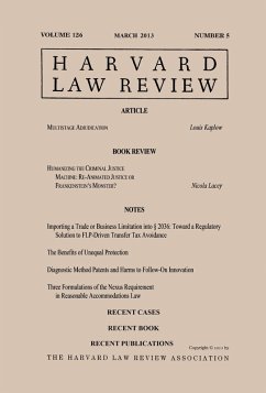 Cover Harvard Law Review: Volume 126, Number 5 - March 2013 (eBook, ePUB)