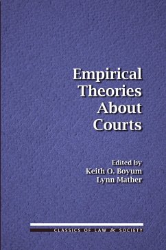 Cover Empirical Theories About Courts (eBook, ePUB)