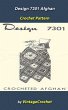 Design 7301 Afghan Vintage Crochet... - Bild 1