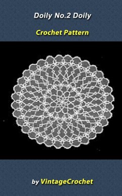 Cover Doily No.2 Vintage Crochet Pattern (eBook, ePUB)