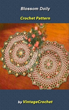 Cover Blossom Doily Vintage Crochet Pattern eBook (eBook, ePUB)