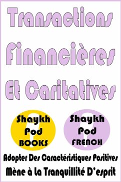 Cover Transactions Financières Et Caritatives (eBook, ePUB)