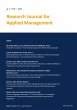 Research Journal for Applied Management... - Bild 1