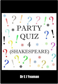 Cover Party Quiz 4 (Shakespeare) (eBook, ePUB)