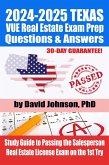 2024-2025 TEXAS VUE Real Estate Exam Prep Questions & Answers: Study Guide to Passing the Salesperson Real Estate License Exam on the 1st Try (eBook, ePUB) 2024-2025 TEXAS VUE Real Estate Exam Prep Questions & Answers: Study Guide to Passing the Salesperson Real Estate License Exam on the 1st Try (eBook, ePUB)