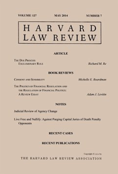 Harvard Law Review: Volume 127, Number 7 - May 2014 (eBook, ePUB) - Review, Harvard Law