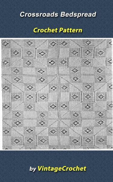 Crossroads Bedspread Vintage Crochet Pattern (eBook, ePUB)